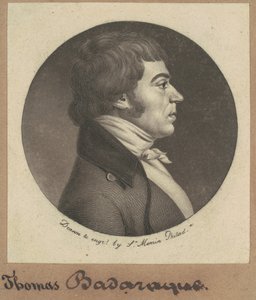 Thomas Badarke af Charles B. J. Févret de Saint Mémin