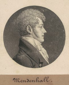 Thomas Mendenhall, Jr. af Charles B. J. Févret de Saint Mémin