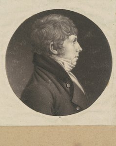 Uidentificeret mand af Charles B. J. Févret de Saint Mémin