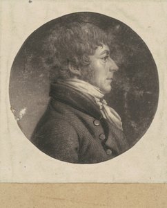 Uidentificeret mand af Charles B. J. Févret de Saint Mémin