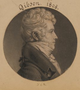 Alexander Gibson af Charles Balthazar Julien Févret de Saint-Mémin