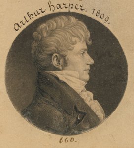 Arthur Harper af Charles Balthazar Julien Févret de Saint-Mémin
