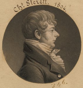 Charles Sterett af Charles Balthazar Julien Févret de Saint-Mémin