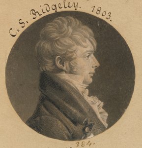 Charles Sterett Ridgely af Charles Balthazar Julien Févret de Saint-Mémin