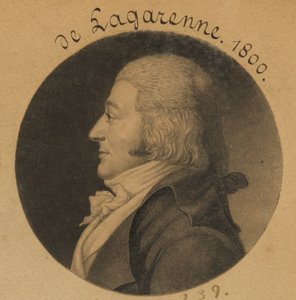 Charles de Lagarenne af Charles Balthazar Julien Févret de Saint-Mémin