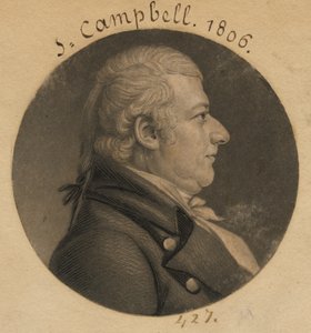 John Campbell af Charles Balthazar Julien Févret de Saint-Mémin