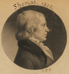 John Chew Thomas af Charles Balthazar Julien Févret de Saint-Mémin