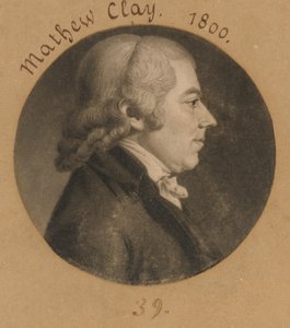 Matthew Clay af Charles Balthazar Julien Févret de Saint-Mémin