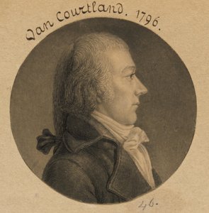 Pierre Van Cortlandt af Charles Balthazar Julien Févret de Saint-Mémin