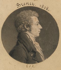 Muligvis Henry Brunet af Charles Balthazar Julien Févret de Saint-Mémin