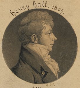 Muligvis Henry Hall eller Sutton Hall af Charles Balthazar Julien Févret de Saint-Mémin
