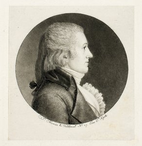 Profilportræt, Blake af Charles Balthazar Julien Févret de Saint-Mémin