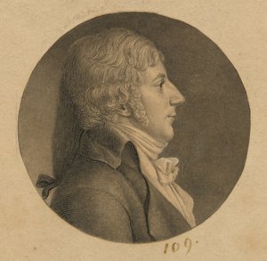 Uidentificeret mand af Charles Balthazar Julien Févret de Saint-Mémin