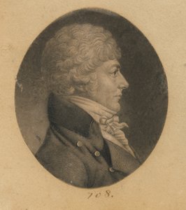 Uidentificeret mand af Charles Balthazar Julien Févret de Saint-Mémin