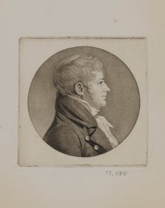 Dommer Joseph Hopper Nicholson af Charles Balthazar Julien Févret de Saint Mémin