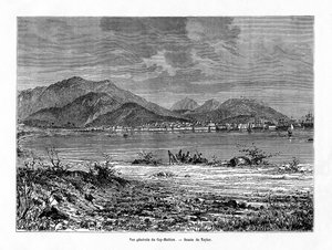 Cap Haitien, Haiti, 1800-tallet af Charles Barbant