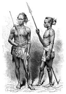 Moi folk, Indonesien, 1895.