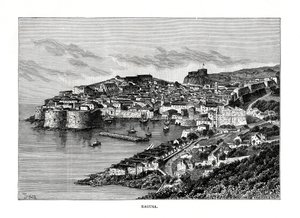 Ragusa, Sicilien, Italien, 1879 af Charles Barbant