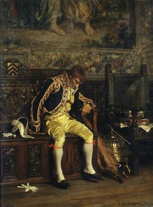 A Footman Sleeping, 1871.