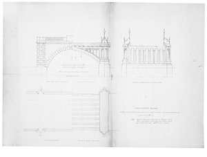 Design og højde for Westminster Bridge