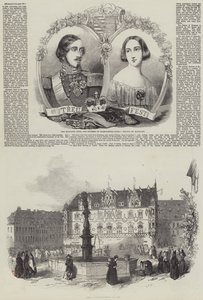 Hendes Majestæts besøg i Tyskland af Charles Baugniet