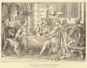 Illustration til Lara, A Tale af Lord Byron (gravering) af Charles Bell Birch