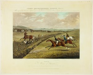 Katastrofens klimaks, fra Grand Leicestershire Steeplechase af Charles Bentley