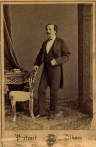 Marius Petipa, russisk balletdanser og koreograf, c1855 af Charles Bergamasco
