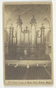 337 Stort orgel, i Music Hall, Boston, Massachusetts