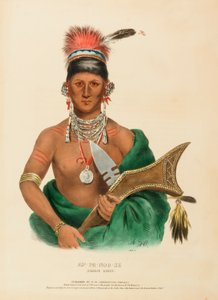 AP-PA-NOO-SE. SAUKIE CHIEF, fra Historien om indianerstammerne i Nordamerika af Charles Bird King