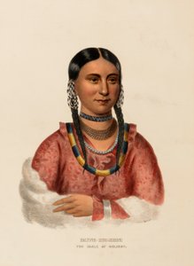 HAYNE-HUDJIHINI. THE EAGLE OF DELIGHT, fra History of the Indian Tribes of North America. af Charles Bird King