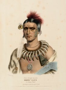 MA-HAS-KAH, fra Historien om indianerstammerne i Nordamerika af Charles Bird King