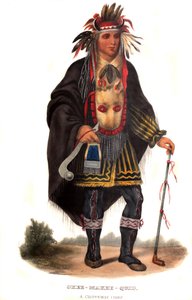 Okeemakeequid, en Chippeway-chef af Charles Bird King