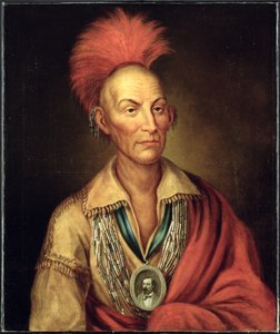 Portræt af Black Hawk (1767-1838) af Homer Henderson ca. 1870