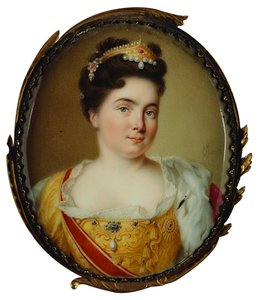 Portræt af kejserinde Catherine I. 1684-1727, 1717.