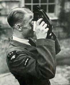 Flyver lærer navigation under Anden Verdenskrig, 1941.