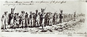 Hobart Town Chain Band, ca. 1831 af Charles Bruce