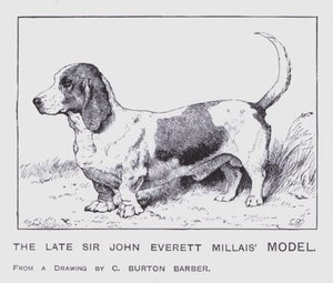 Den afdøde Sir John Everett Millais