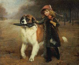 På vej i skole, 1883