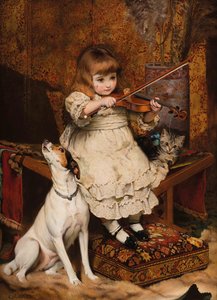 Den lille violinist, 1887.
