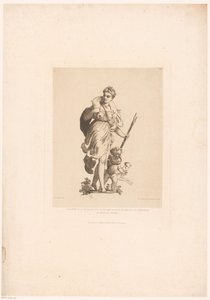 Diana og jagten Fragment af udsmykningen på spejle i badeværelset hos H.M. Kejserinden på Elysée-paladset (titel på objektet) Modern Etchings: Original and Unpublished (serietitel)