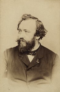 Portræt af Adolphe Sax 1814-1894, ca 1860. af Charles Clarkington