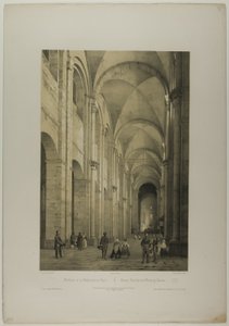 Interiør af katedralen i Speier, tavle elleve fra Allemande af Charles Claude Bachelier