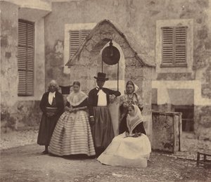 Baleariske øer, landsbyboere i Palma og dens omgivelser, 1860.
