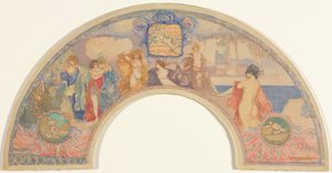 Souvenir fra Sevilla, 1905. af Charles Edward Conder