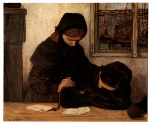 Mourning at Ouessant (olie på lærred)