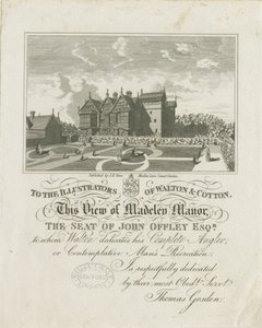 Madeley Manor House: gravering, nd [c 1686] (tryk) af Charles Cotton
