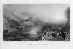 Åbningen af Walhalla, 1800-tallet.