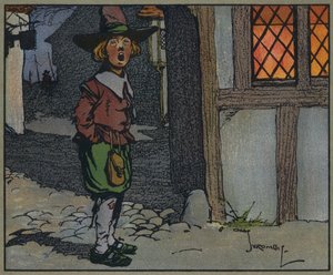 Lille Tom Tucker (farve litho) af Charles Crombie