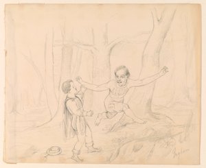 Scene fra Scott af Charles Cromwell Ingham